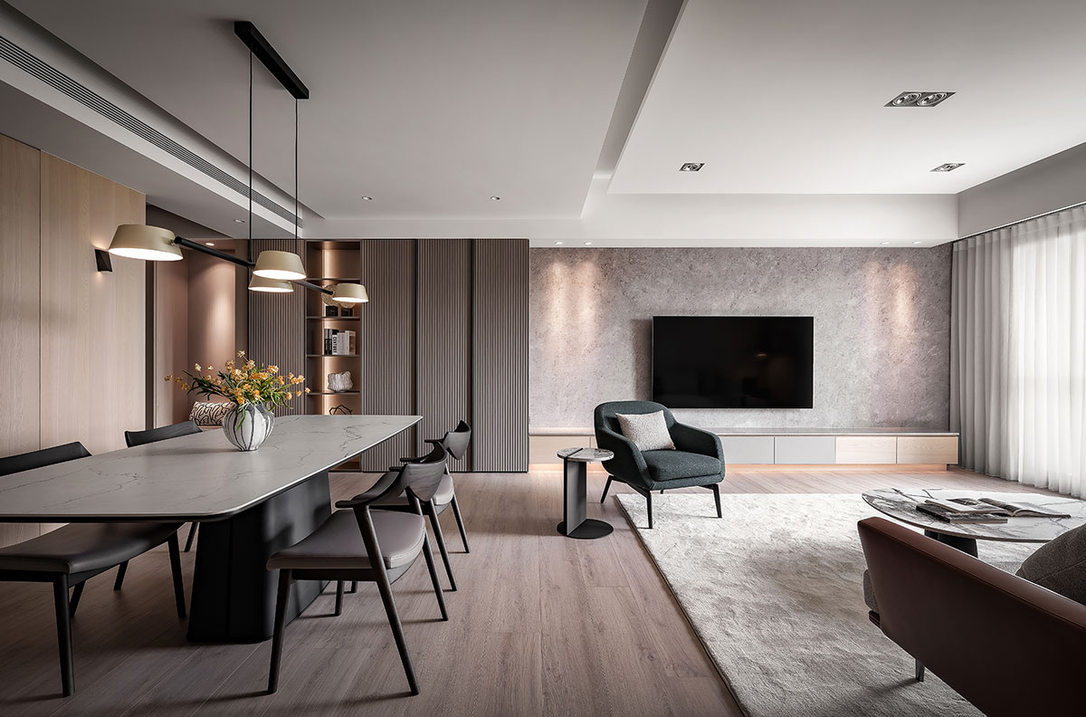 朱英凱室內設計作品 暮語。織森